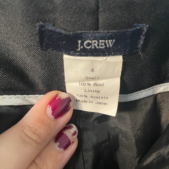 J Crew Vintage Wool Bootcut Trousers - Picture 3 of 3